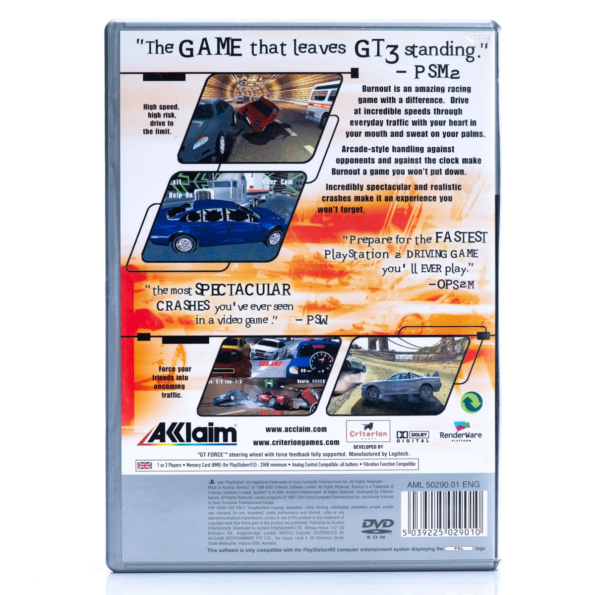 Burnout - PS2 spill - Retrospillkongen