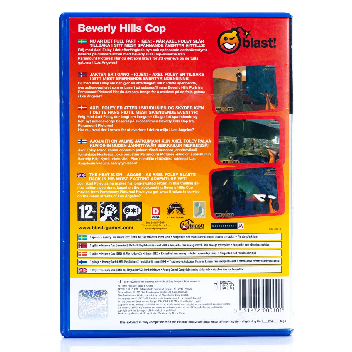 Beverly Hills Cop - PS2 spill - Retrospillkongen