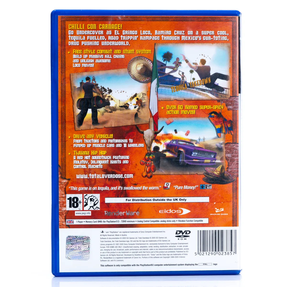 Total Overdose - PS2 Spill - Retrospillkongen