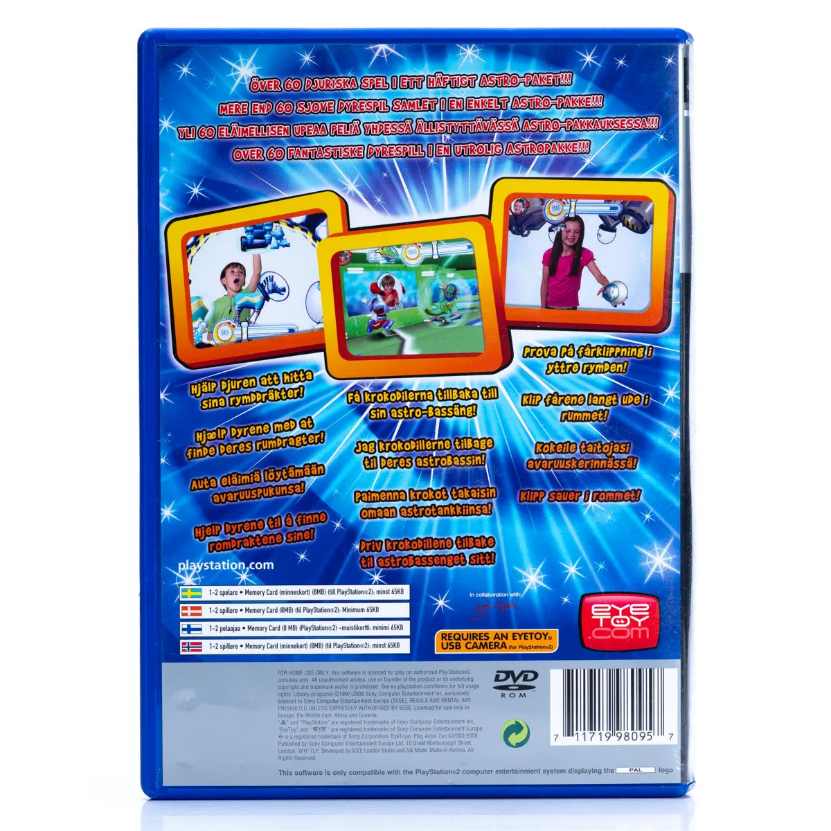 EyeToy Play: Astro Zoo - PS2 spill - Retrospillkongen