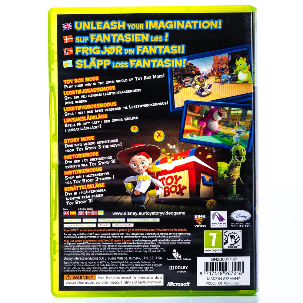 Toy Story 3 - Xbox 360 spill - Retrospillkongen