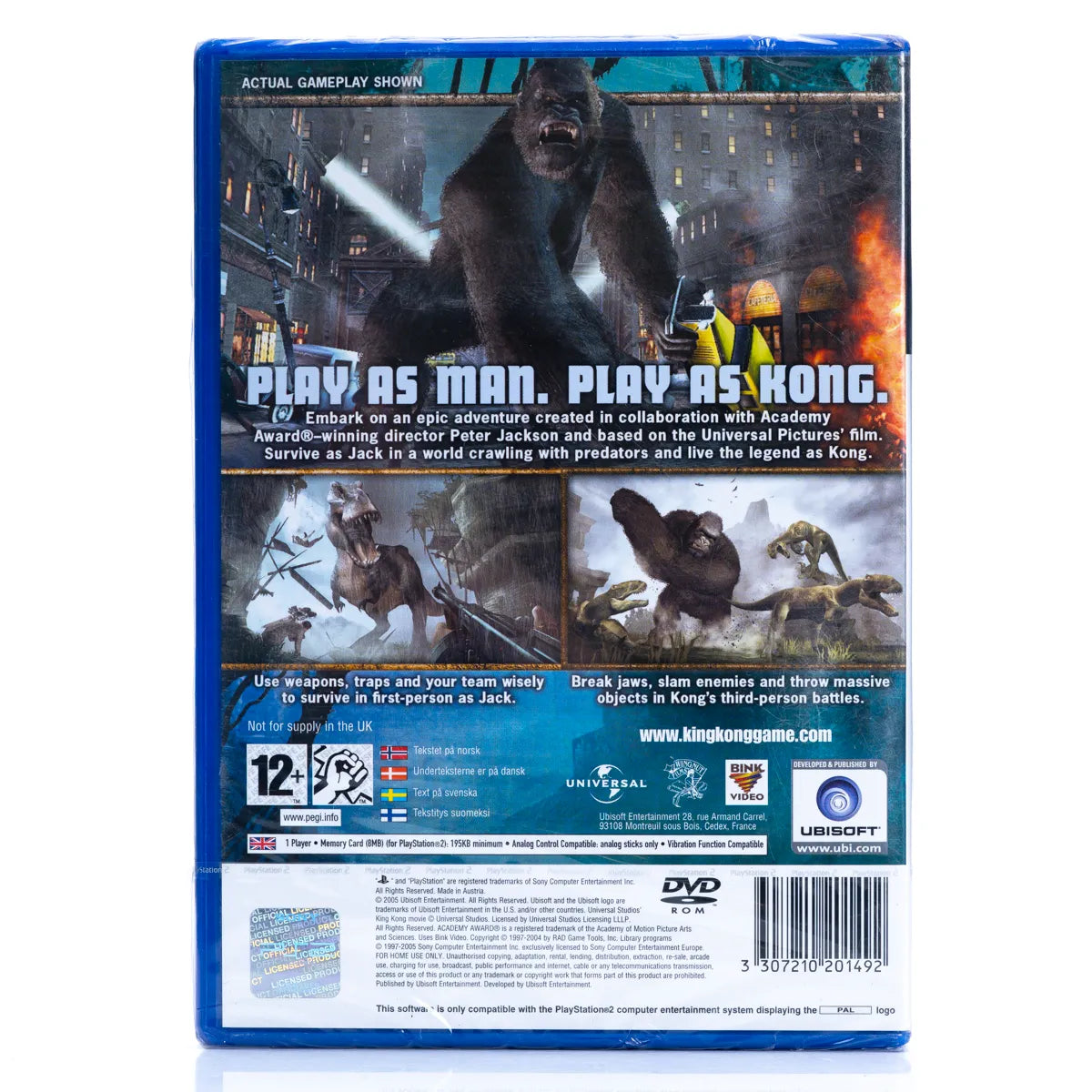 Peter Jackson's King Kong - PS2 Spill (Forseglet) - Retrospillkongen