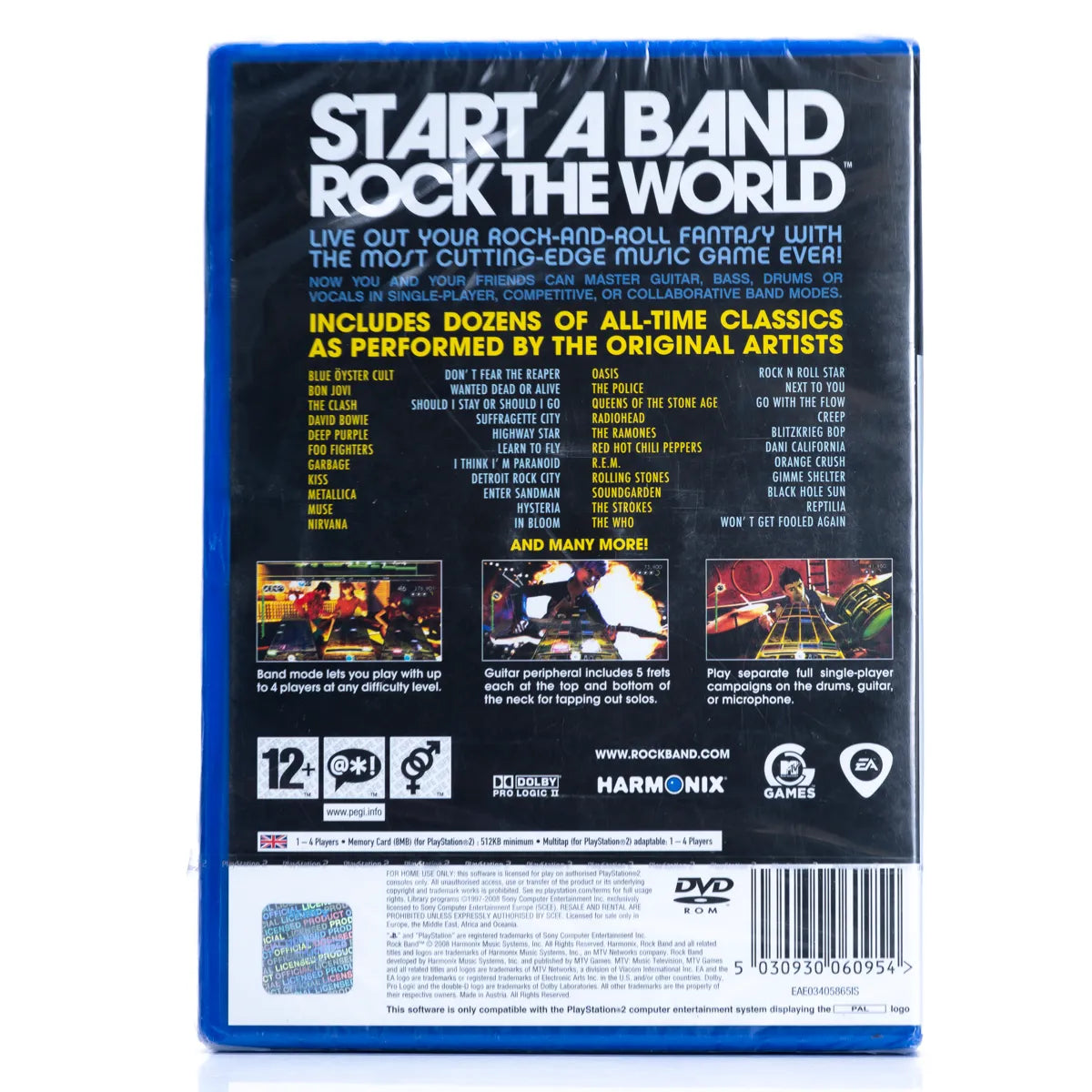 Rock Band - PS2 Spill (Forseglet) - Retrospillkongen