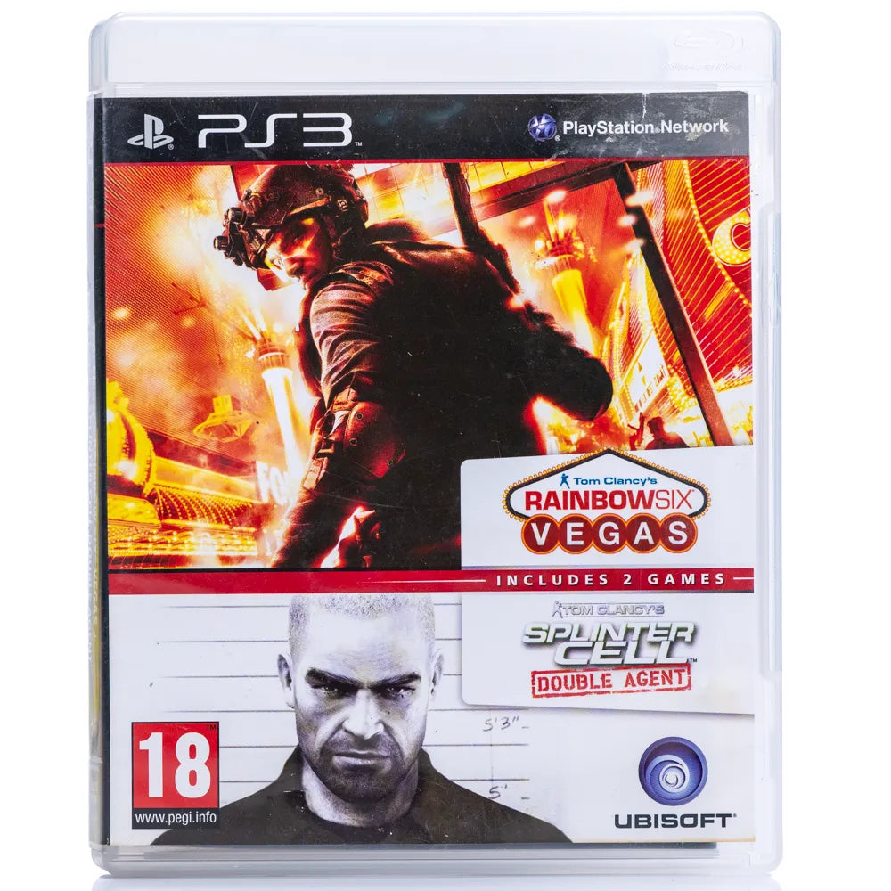 Tom Clancy’s Rainbow Six Vegas / Tom Clancy’s Splinter Cell Double Agent 2 Double Pack - PS3 spill - Retrospillkongen