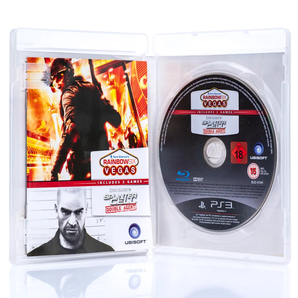 Tom Clancy’s Rainbow Six Vegas / Tom Clancy’s Splinter Cell Double Agent 2 Double Pack - PS3 spill - Retrospillkongen