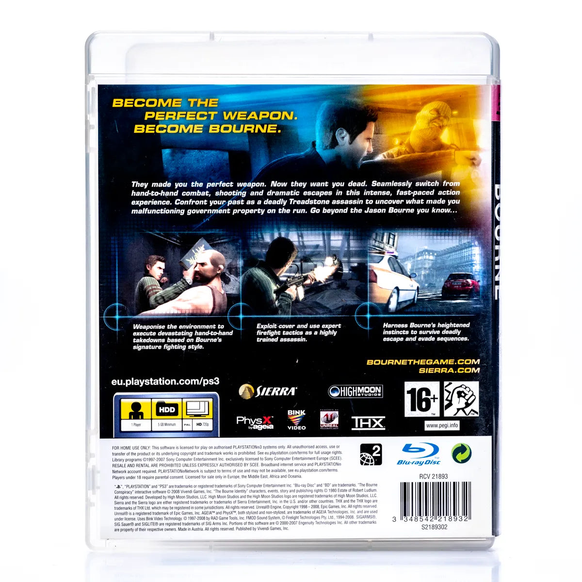 Robert Ludlum's The Bourne Conspiracy - PS3 spill - Retrospillkongen