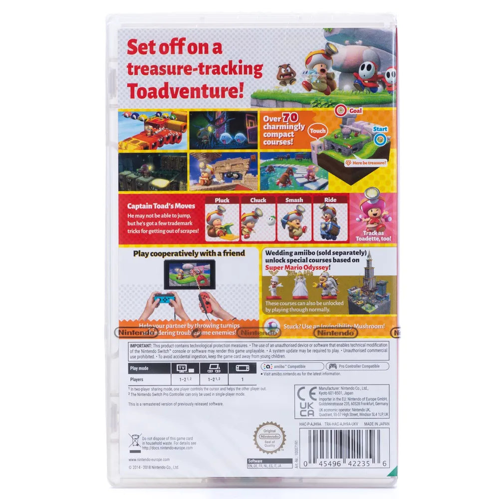 Captain Toad: Treasure Tracker - Switch spill (Forseglet) - Retrospillkongen