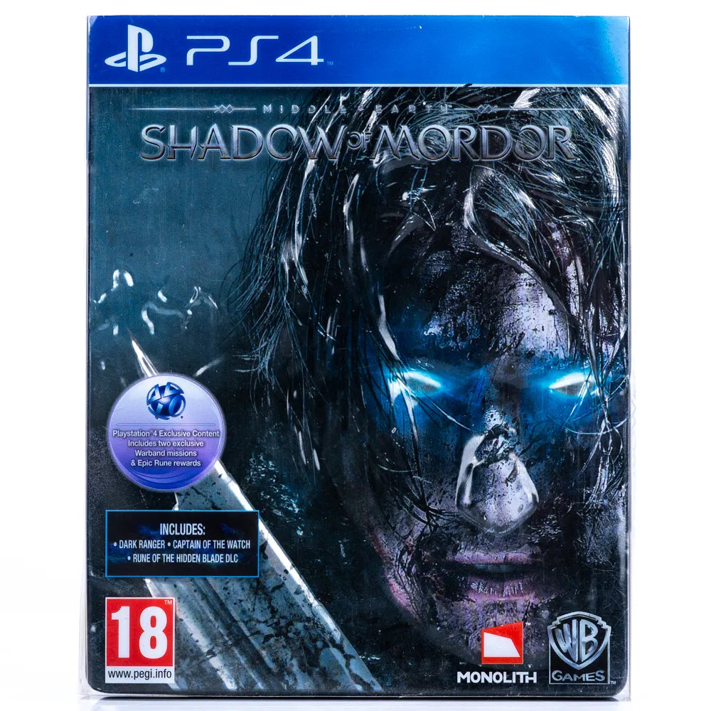 Middle-earth: Shadow of Mordor - PS4 Spill (Steelbook) - Retrospillkongen