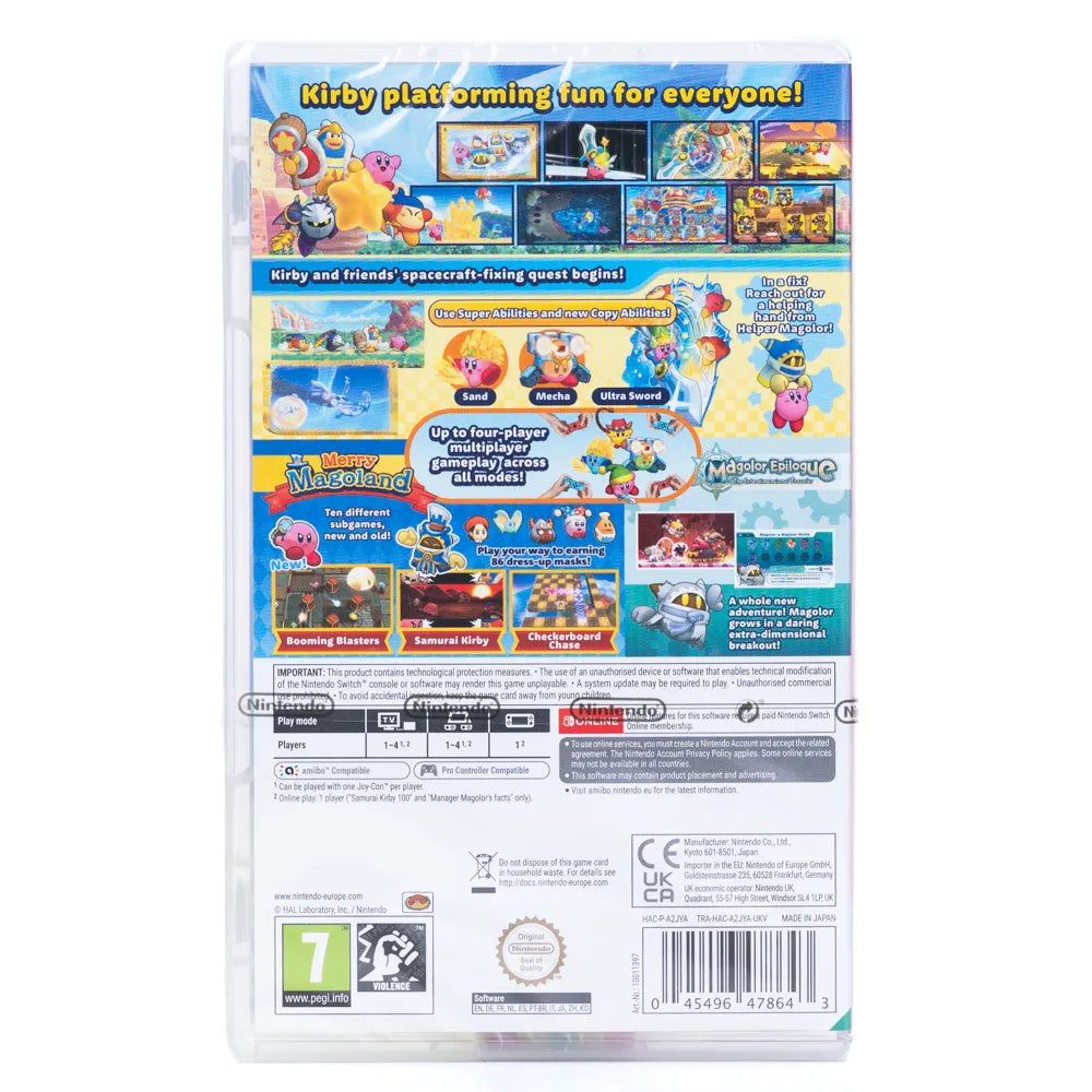Kirby’s Return to Dream Land Deluxe - Switch spill (Forseglet)