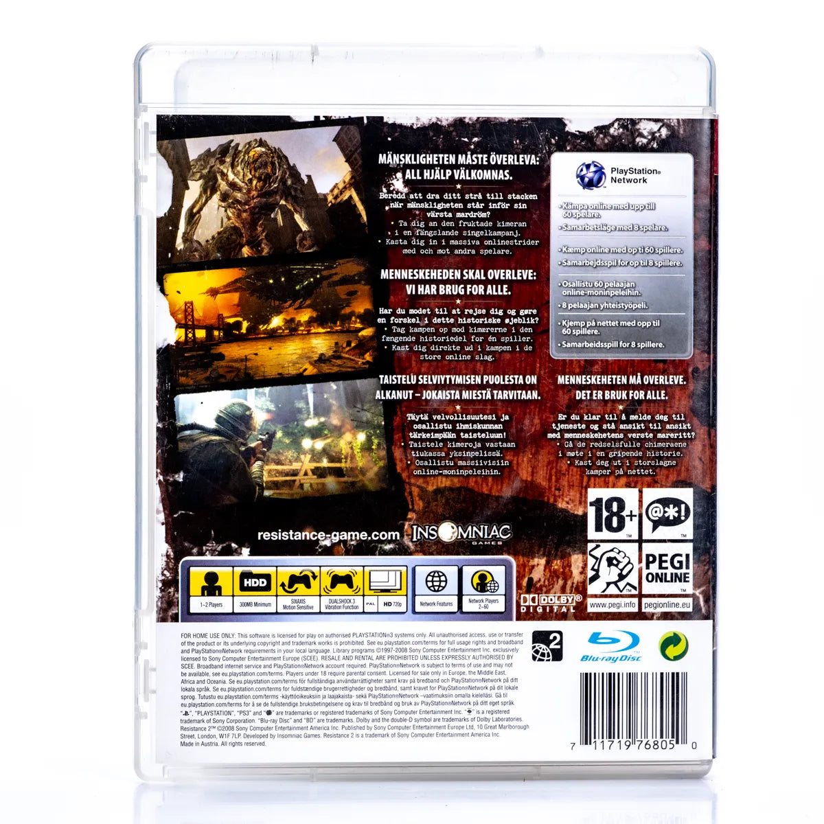 Resistance 2 - PS3 spill - Retrospillkongen