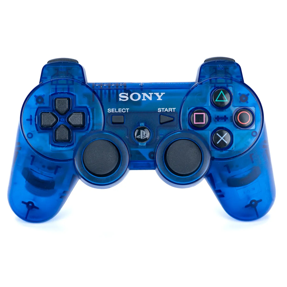 Original Sony PlayStation 3 Gjenomsiktig Blå DualShock 3 Kontroll - Retrospillkongen