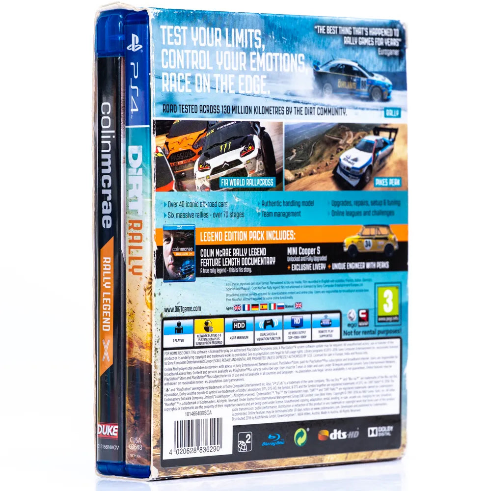 Dirt Rally (Legend Edition) - PS4 Spill - Retrospillkongen