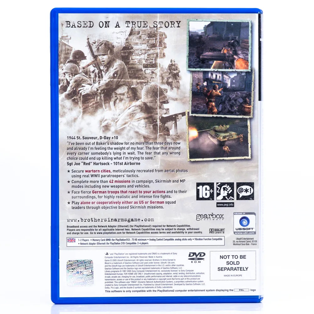 Brother in Arms Double Pack - PS2 spill - Retrospillkongen