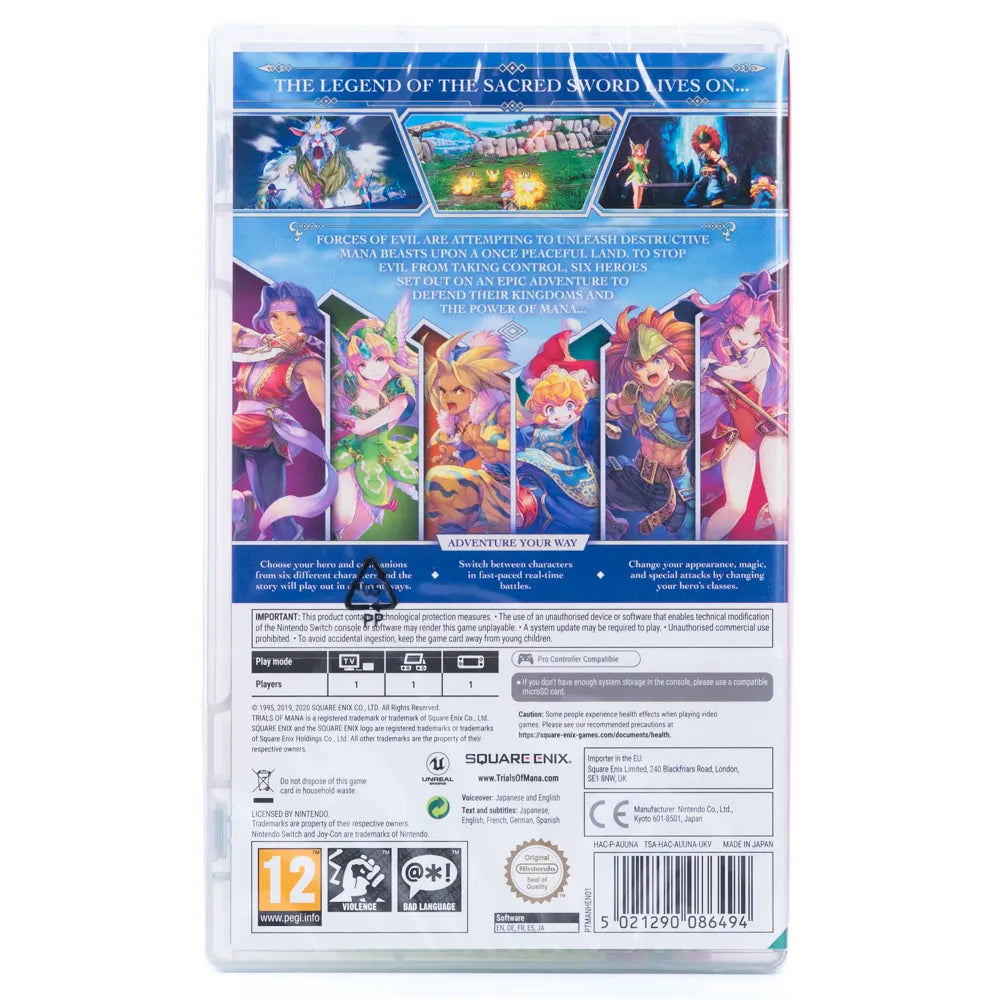 Trials of Mana - Switch spill (Forseglet)