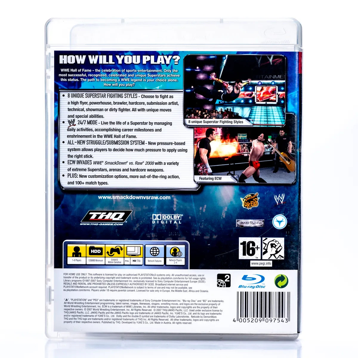 WWE Smackdown vs. Raw 2008 - PS3 Spill - Retrospillkongen