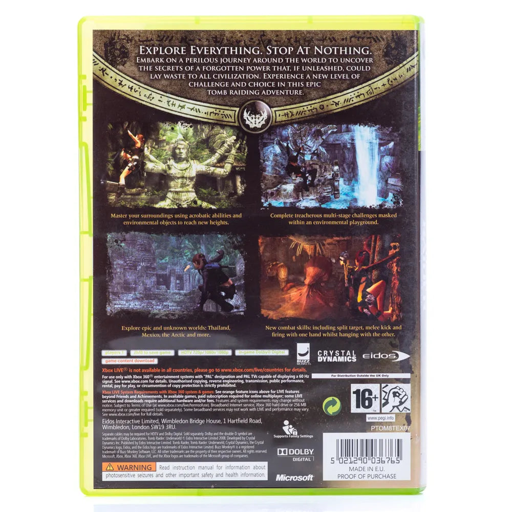 Tomb Raider Underworld - Xbox 360 spill - Retrospillkongen