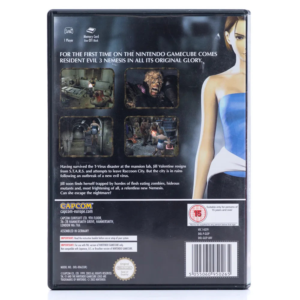 Resident Evil 3: Nemesis - Gamecube spill - Retrospillkongen