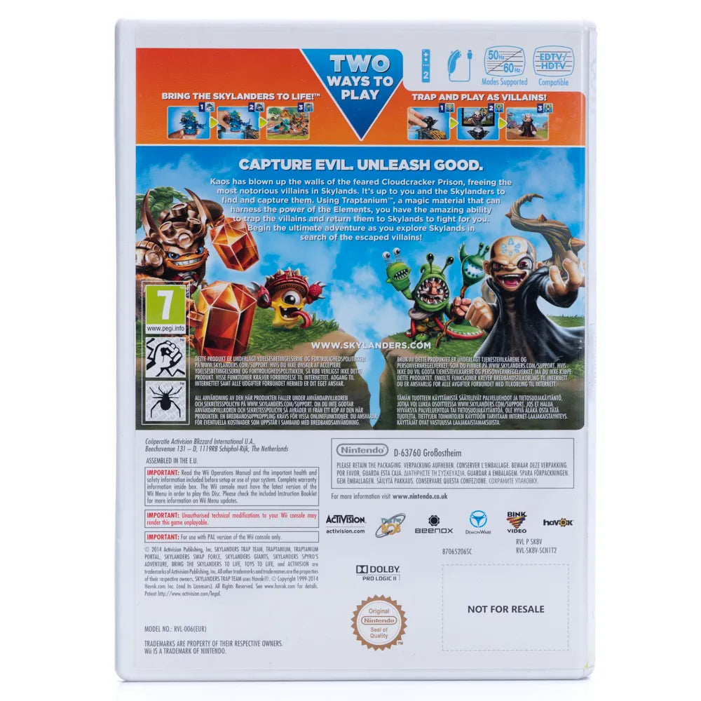 Skylanders: Trap Team - Wii Spill - Retrospillkongen