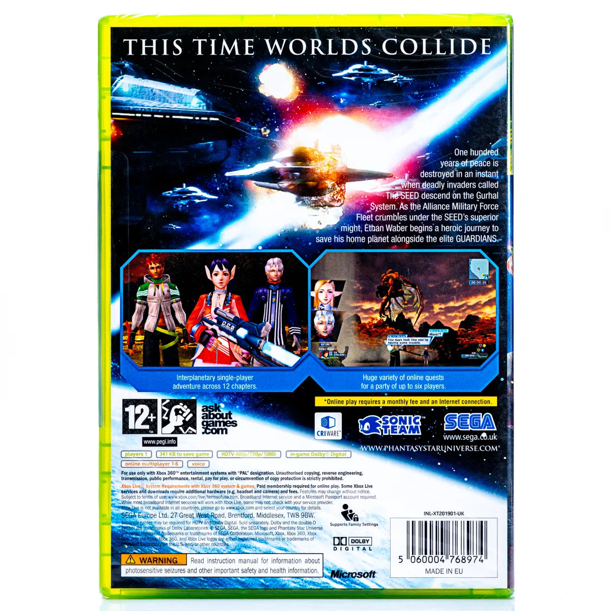 Phantasy Star Universe - Xbox 360 Spill (Forseglet) - Retrospillkongen
