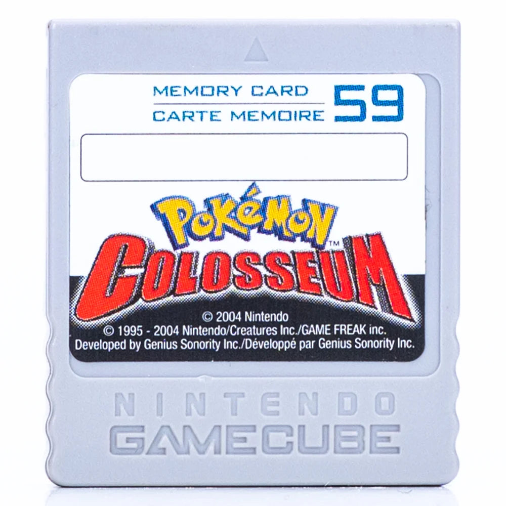 Pokemon Colosseum Memory Card 59 Block - Nintendo GameCube Tilbehør - Retrospillkongen