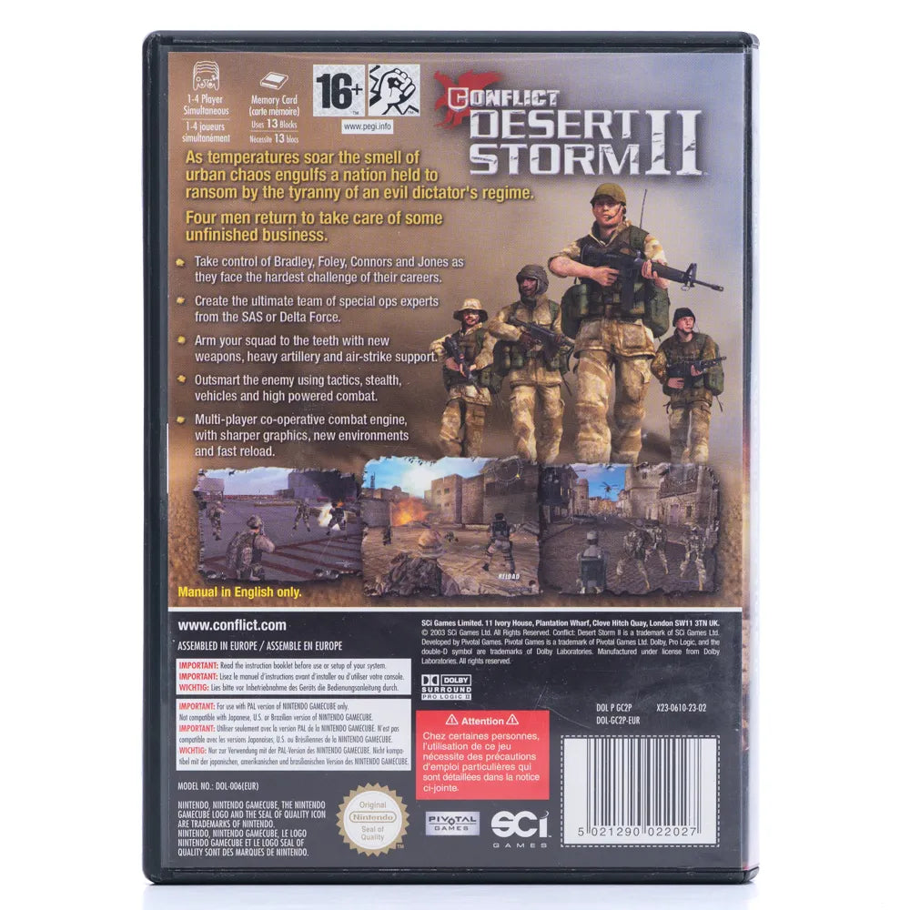 Conflict: Desert Storm II - Gamecube spill - Retrospillkongen