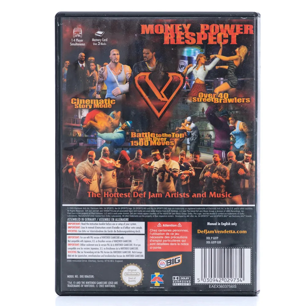 Def Jam Vendetta - Gamecube spill - Retrospillkongen
