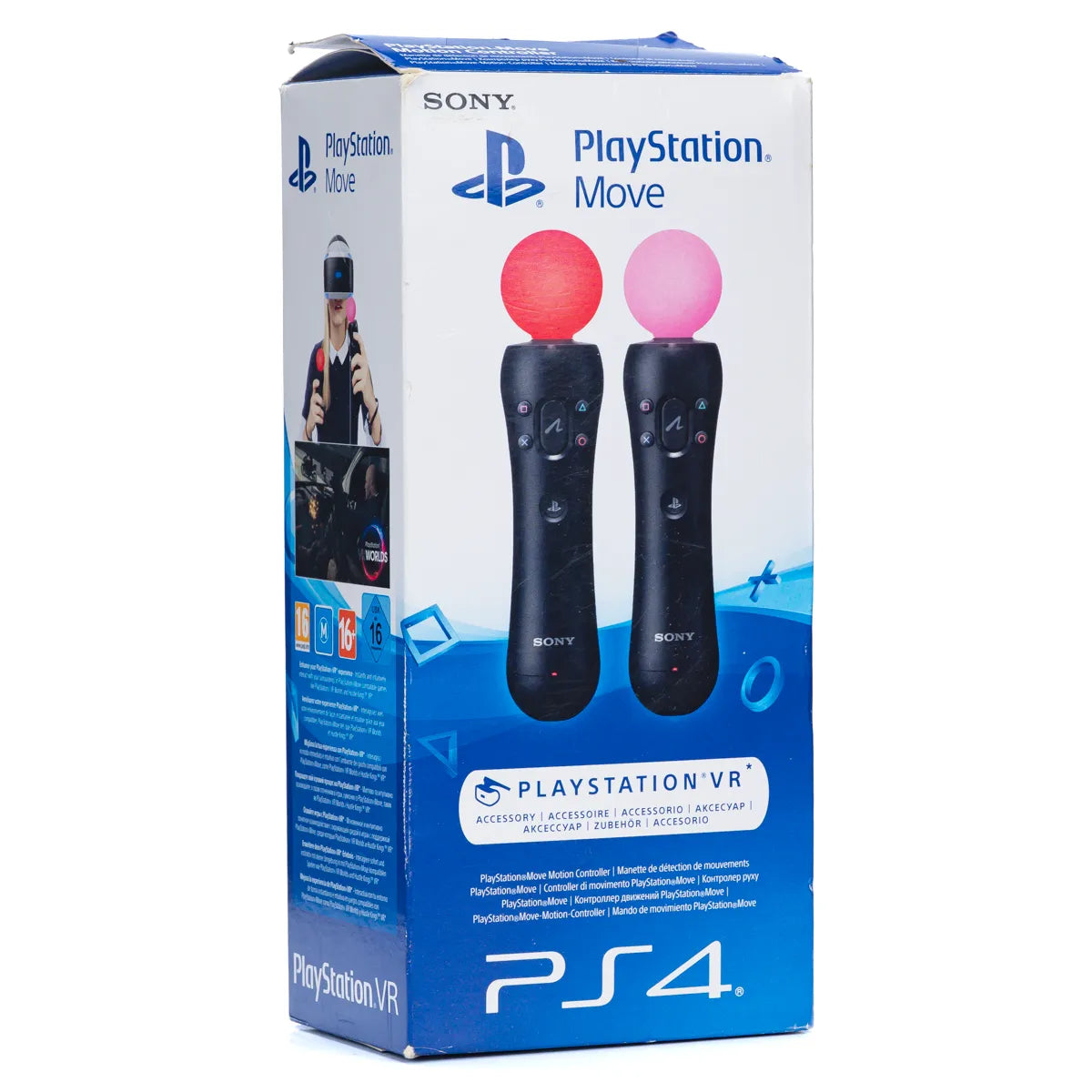 Original Sony PlayStation Move Motion Kontroller (PS3, PS4 og VR) i eske - Retrospillkongen