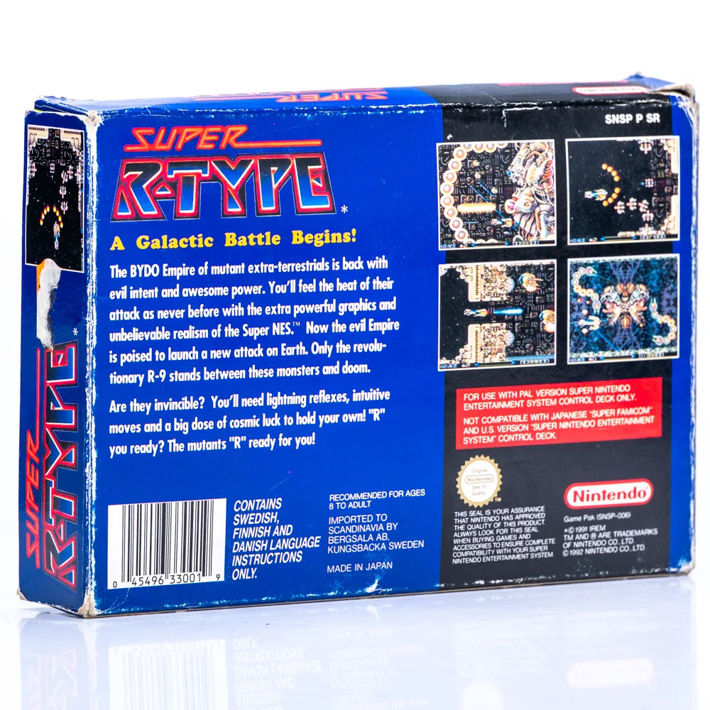 Super R-Type - SNES spill (I Eske) - Retrospillkongen