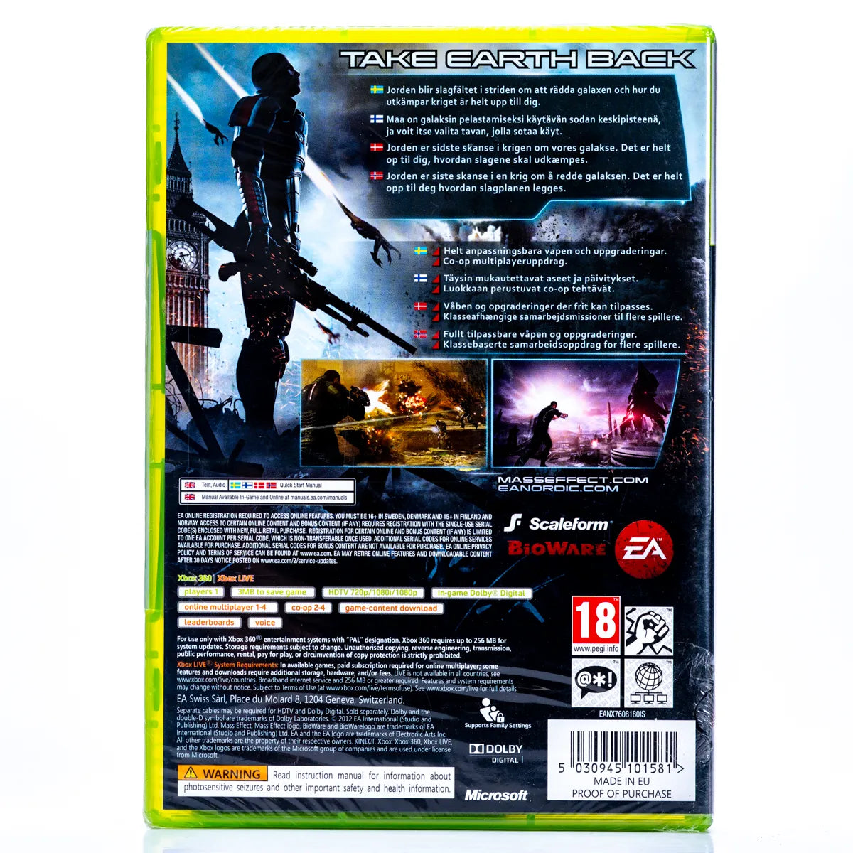 Mass Effect 3 - Xbox 360 Spill (Forseglet) - Retrospillkongen