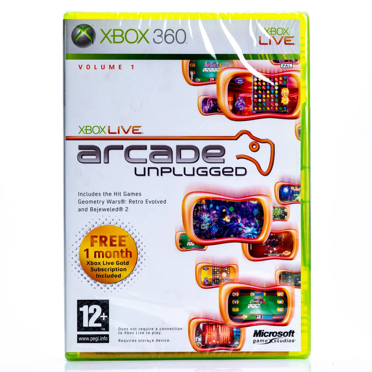 Xbox Live Arcade Unplugged Volume 1 - Xbox 360 Spill (Forseglet) - Retrospillkongen