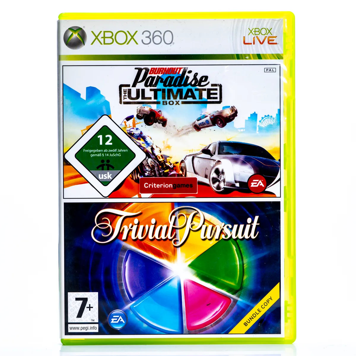 Bournout Paraduse Ultimate Box & Trivia Pursuit - Xbox 360 spill - Retrospillkongen