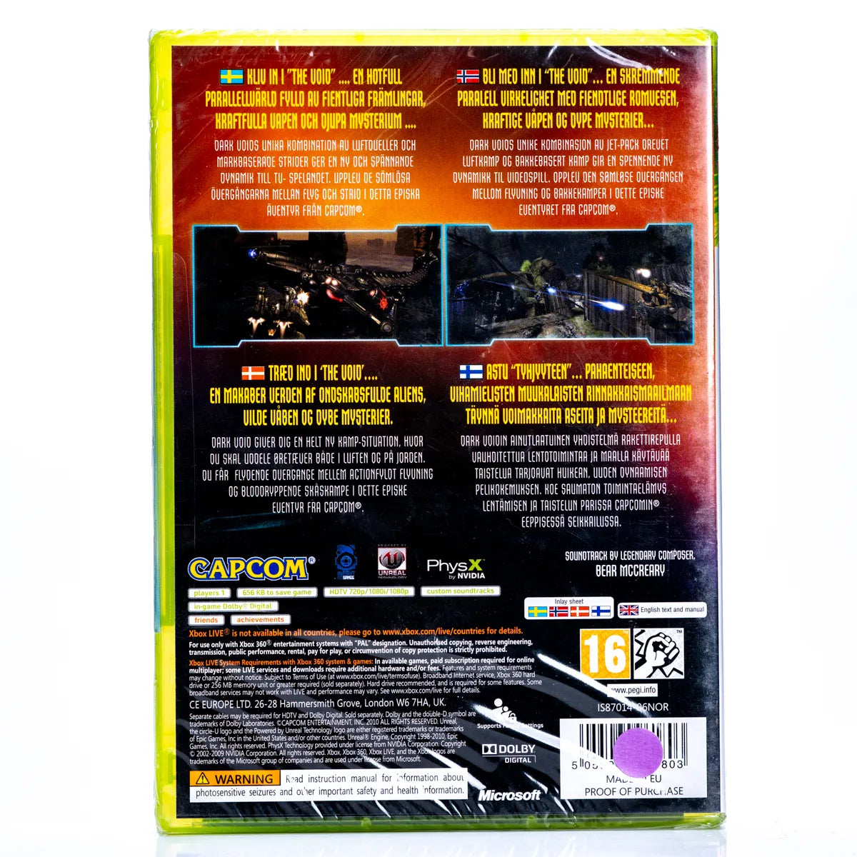 Dark Void - Xbox 360 spill (Forseglet) - Retrospillkongen