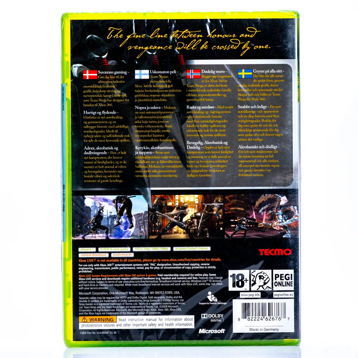 Ninja Gaiden II - Xbox 360 Spill (Forseglet) - Retrospillkongen