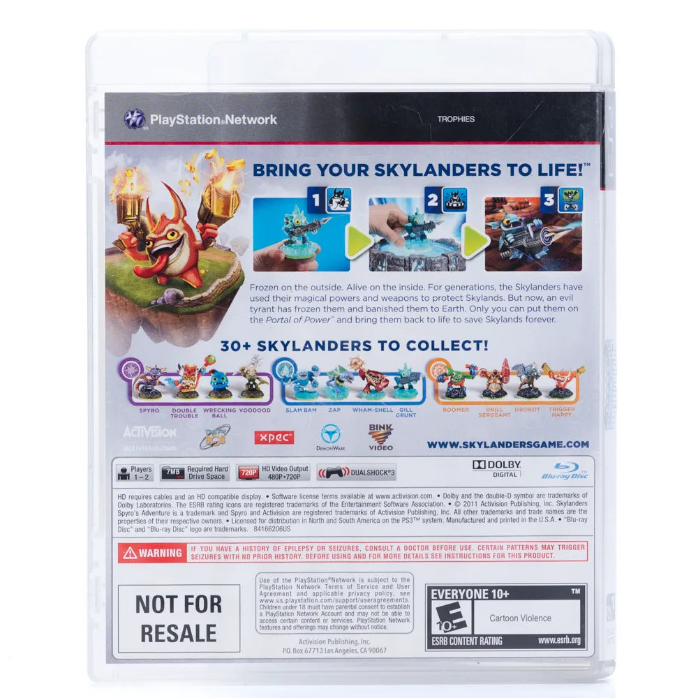 Skylanders: Spyro's Adventure - PS3 spill (NTSC, Regionfri)