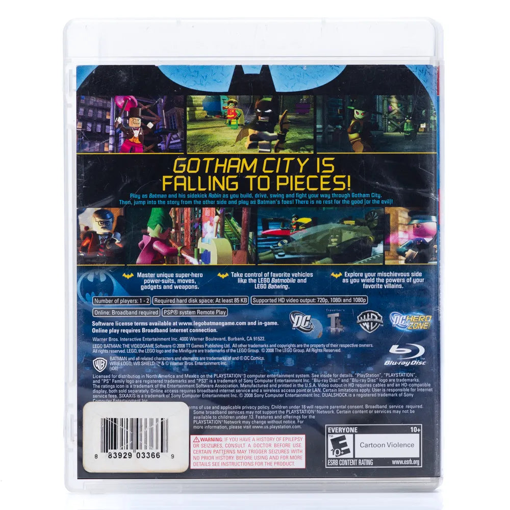 LEGO Batman: The Videogame - PS3 spill (NTSC, Regionfri) - Retrospillkongen
