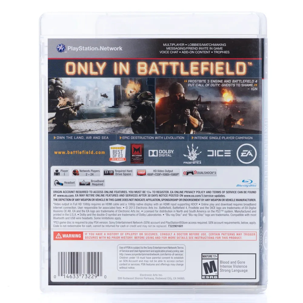 Battlefield 4 - PS3 spill (NTSC) - Retrospillkongen