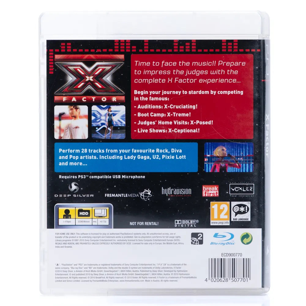 X-Factor - PS3 spill - Retrospillkongen