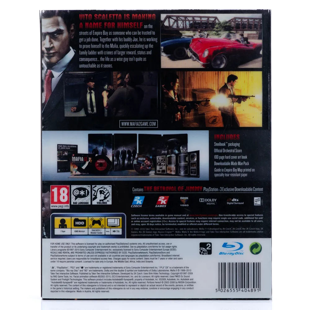 Mafia 2 (Collector's Edition) - PS3 spill - Retrospillkongen