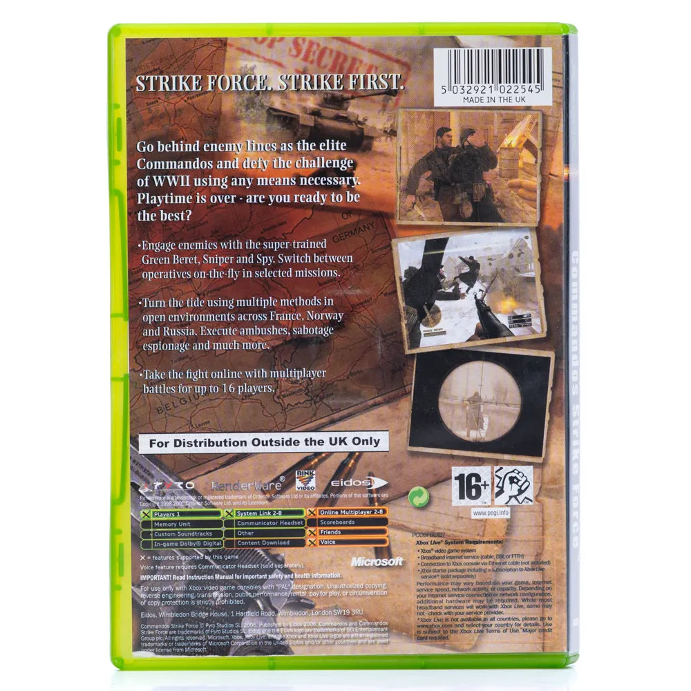 Commandos: Strike Force - Xbox spill - Retrospillkongen