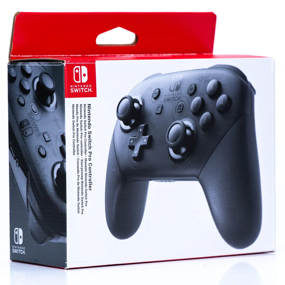 Nintendo Switch Pro trådløs kontroll (Sort) (i eske) - Retrospillkongen