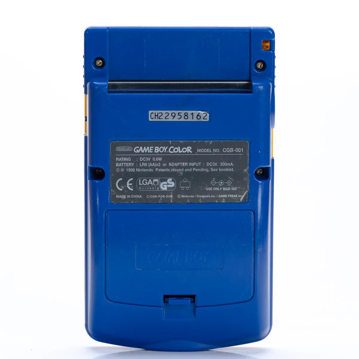 Original Nintendo Gameboy Color Konsoll - Pikachu Special Edition (GBC) - Retrospillkongen