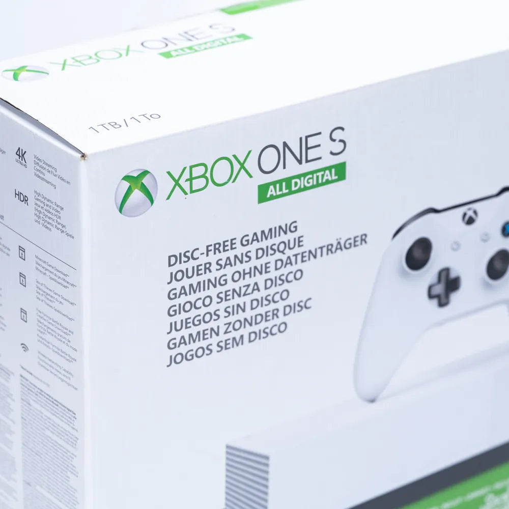Xbox One S All Digital Edition 1TB i eske - Retrospillkongen