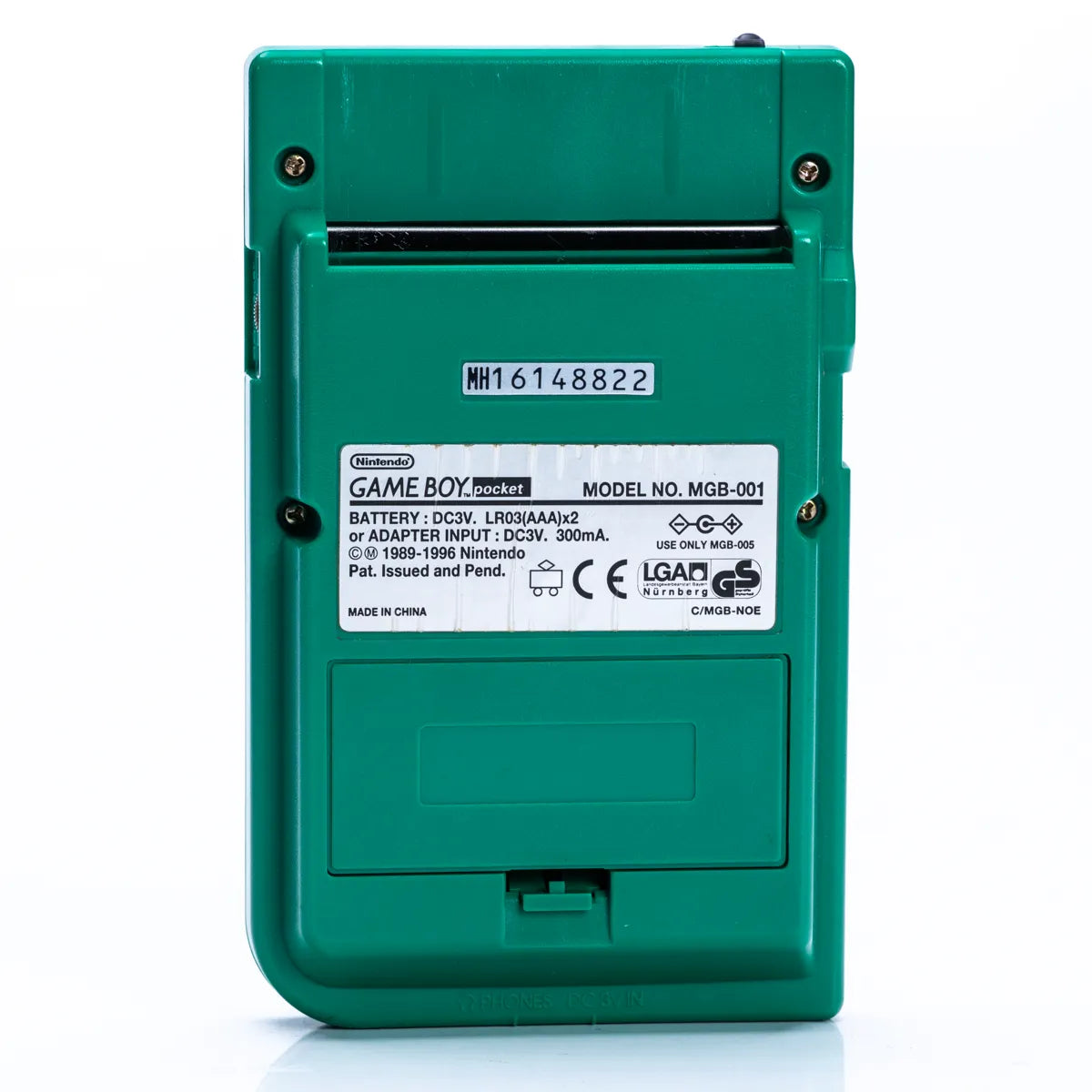 Original Nintendo Gameboy Pocket Konsoll Green (GBP) - Retrospillkongen