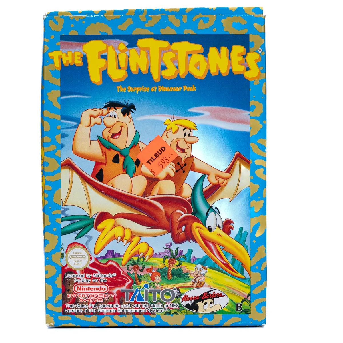 The Flintstones The Suprise at Dinosaur Peak - NES spill (Komplett i eske, SCN) - Retrospillkongen