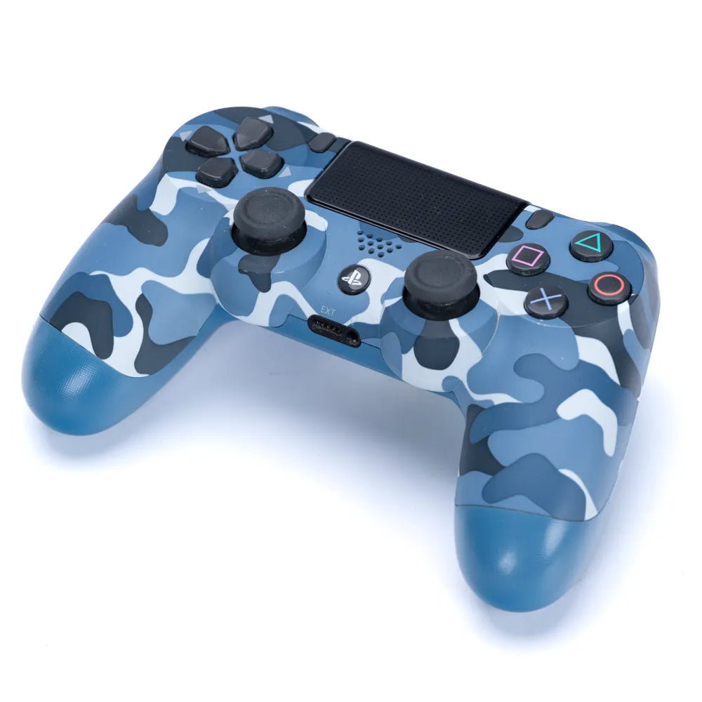 Original Sony PlayStation 4 Kontroller Blå Camo - PS4 - Retrospillkongen