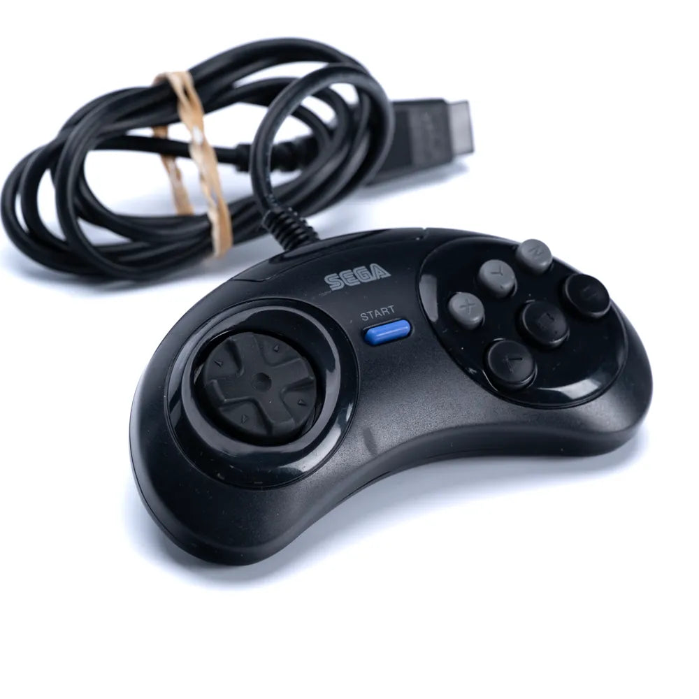 Original SEGA Fighting Pad 6B Kontroller til Mega Drive - Retrospillkongen