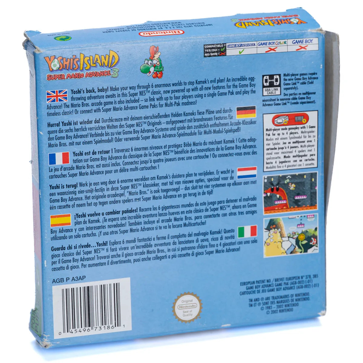 Yoshi's Island: Super Mario Advance 3 - GBA spill (I eske) - Retrospillkongen