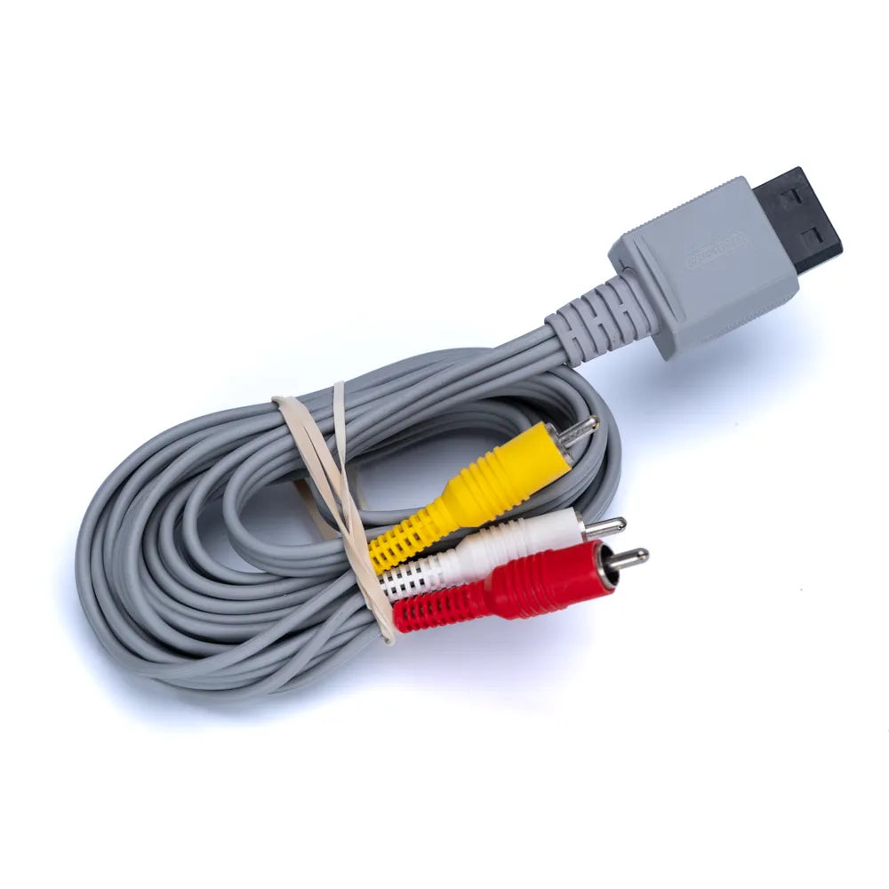 Original Kompositt RCA-AV Kabel for Nintendo Wii - Retrospillkongen