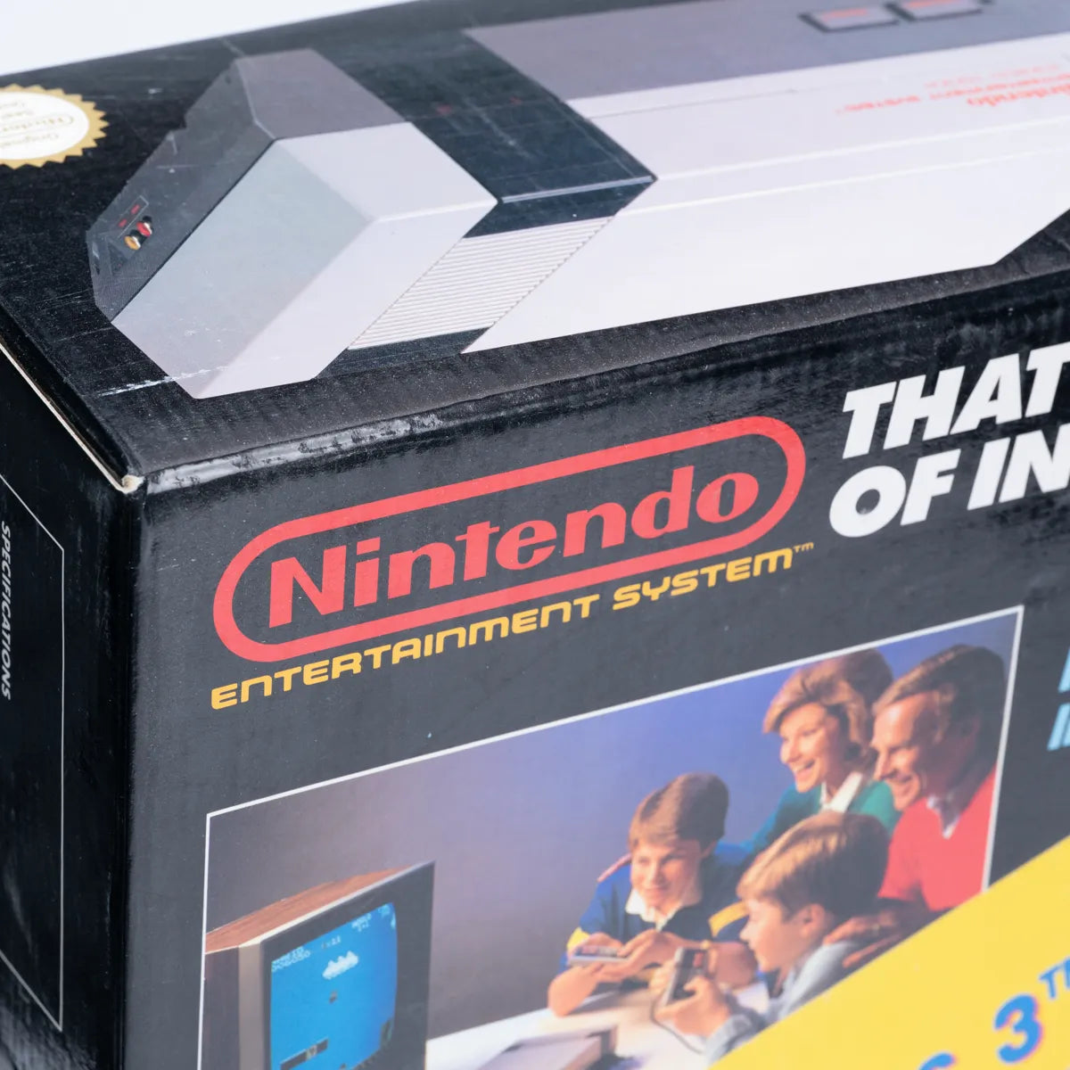 NES 8-Bit Nintendo Entertainment System Super - Mario Bros 3 Konsoll Pakke - I Eske - Retrospillkongen