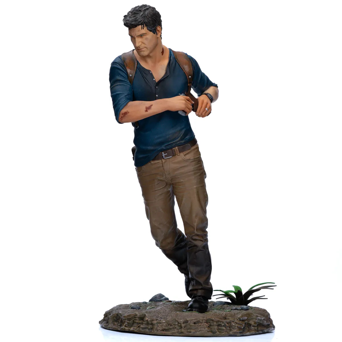 Original Uncharted 4 Nathan Drake Figur Statue - Retrospillkongen